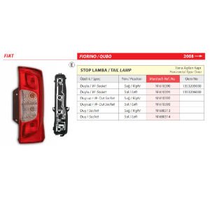 Fiat Fiorino Sağ Arka Duysuz Stop Lambası (Yana Açılır Kapı) 2008>