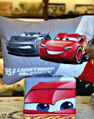 DİSNEY YATAK ÖRTÜSÜ TAKIMI  KIRMIZI PISTON CUP