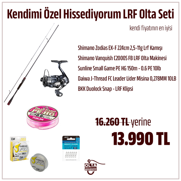 Kendimi Özel Hissediyorum LRF Olta Takımı