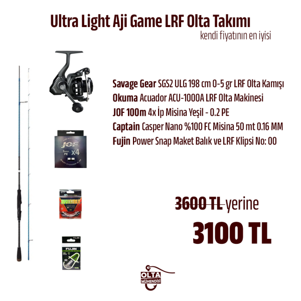 Ultra Light Aji Game LRF Olta Takımı