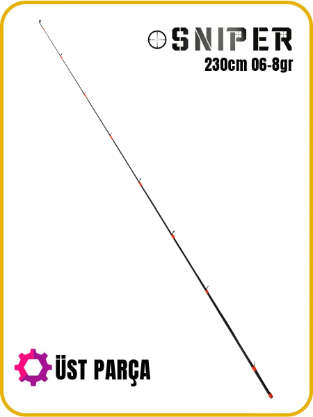 Fujin Sniper 230cm 06-8gr Kamış Üst Parça