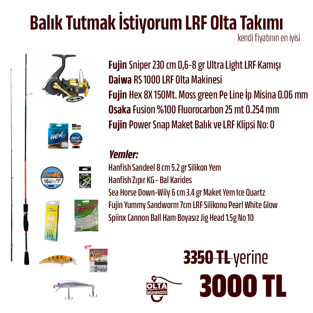 Balık Tutmak İstiyorum LRF Olta Takımı