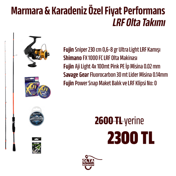 Marmara & Karadeniz Özel Fiyat Performans LRF Olta Takımı