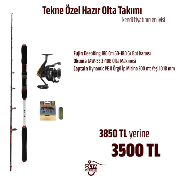 Tekne Özel Hazır Olta Takımı