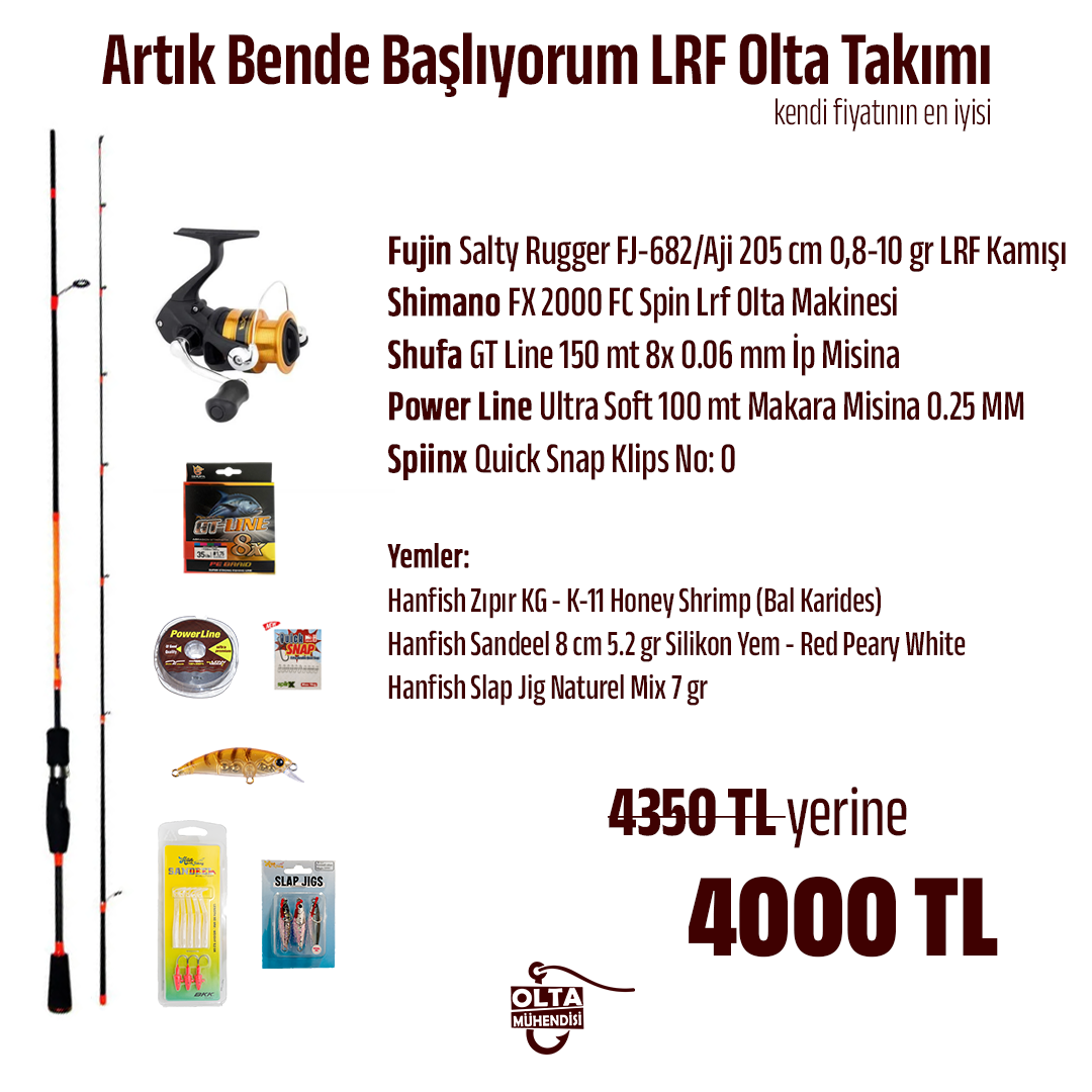 Artık Bende Başlıyorum LRF Olta Takımı