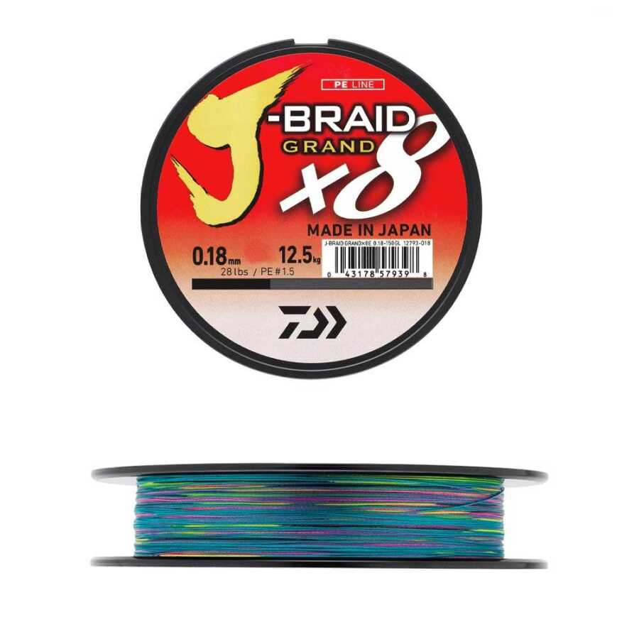 Daiwa J-Braid Grand 8B 300 M Multicolor İp Misina