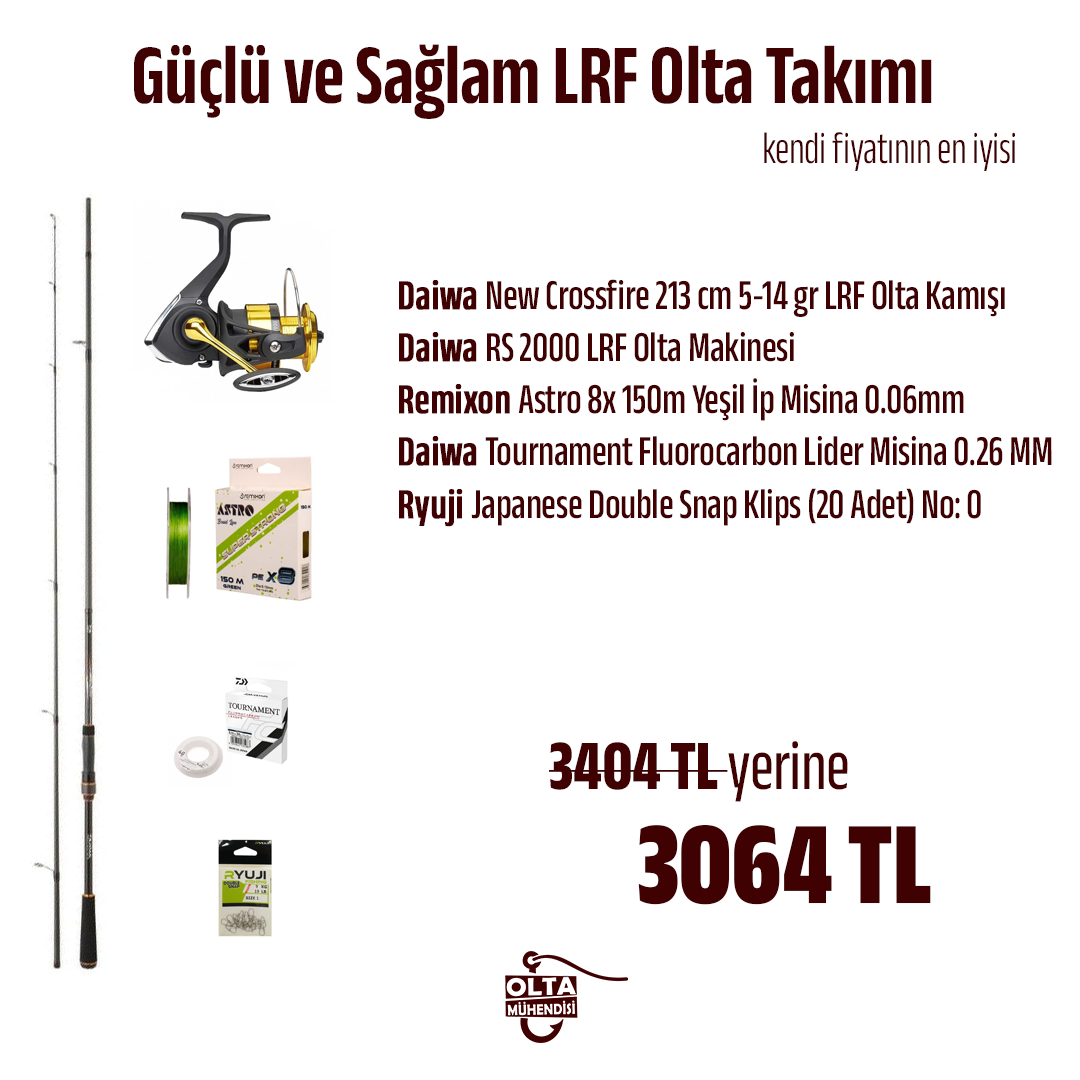 Güçlü ve Sağlam LRF Olta Takımı