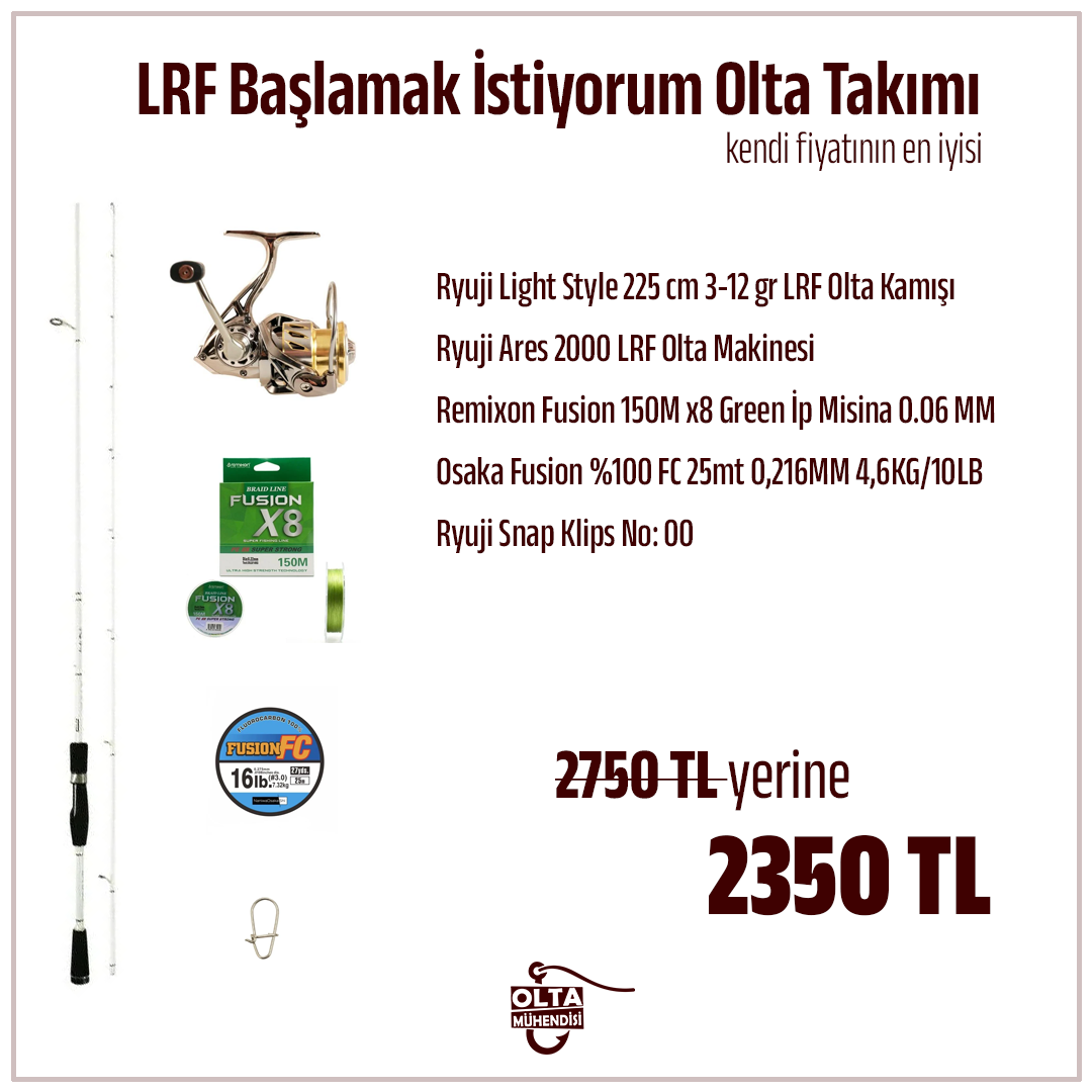 LRF'ye Başlamak İstiyorum LRF Olta Takımı