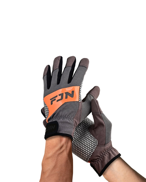 Fujin Pro Angler Trolling Gloves Grey Balıkçı Eldiveni