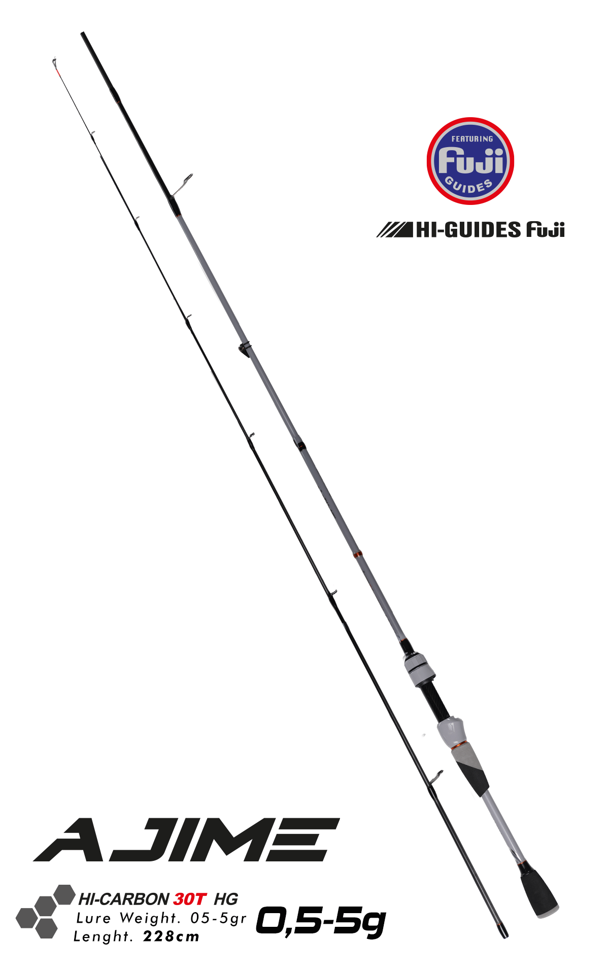 Fujin Ajime 228 cm 0.5-5 gr LRF Olta Kamışı