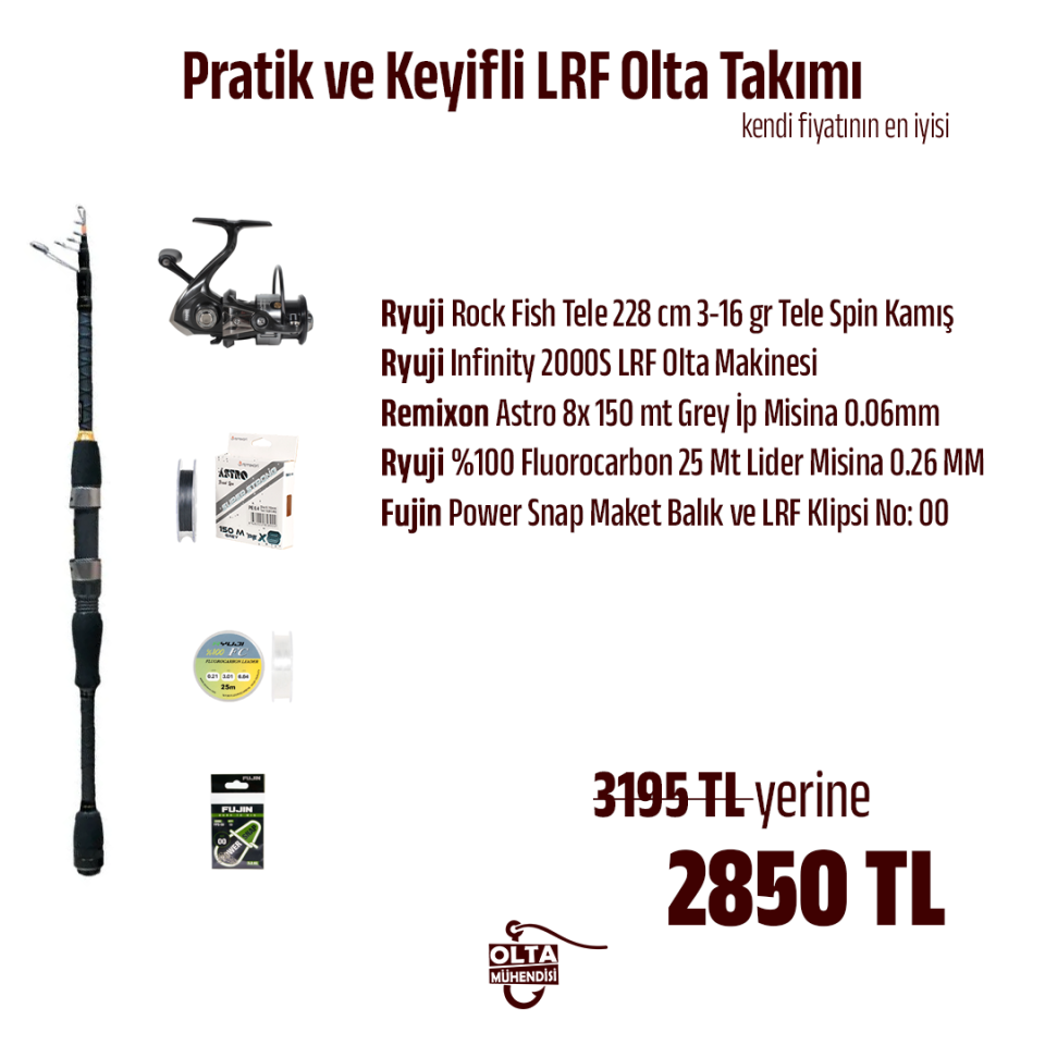 Pratik ve Keyifli LRF Olta Takımı