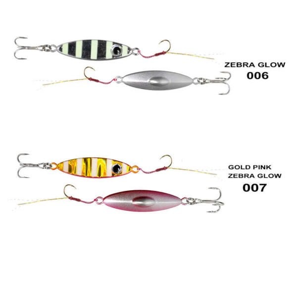 Ryuji Zuby 38mm 10gr Jig Yem Zebra Glow