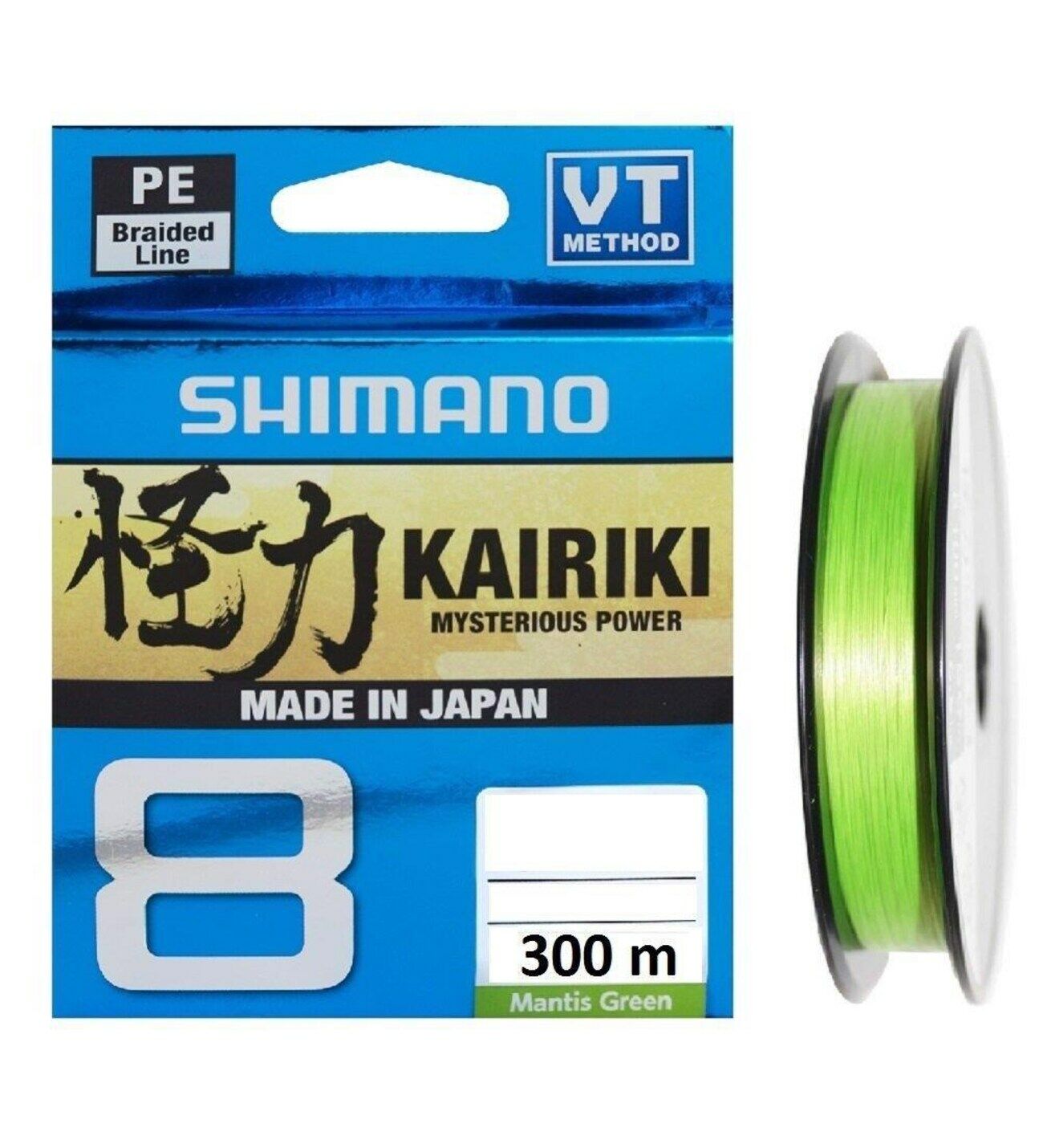 Shimano Kairiki 8 Örgü İp Misina 300m Mantis Green