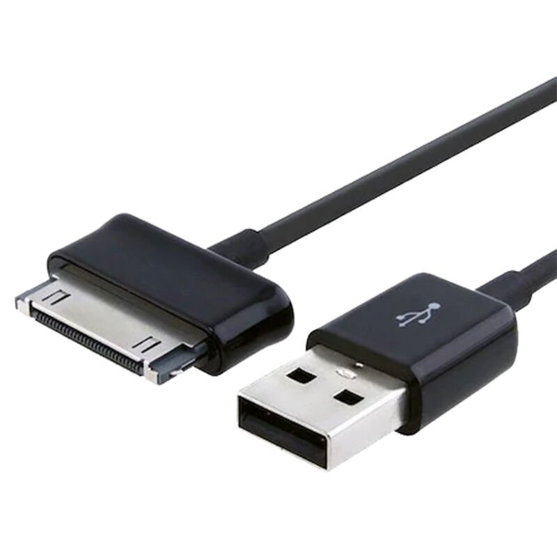 SAMSUNG TABLET DATA KABLOSU USB TO SAMSUNG 1 METRE SİYAH KABLO