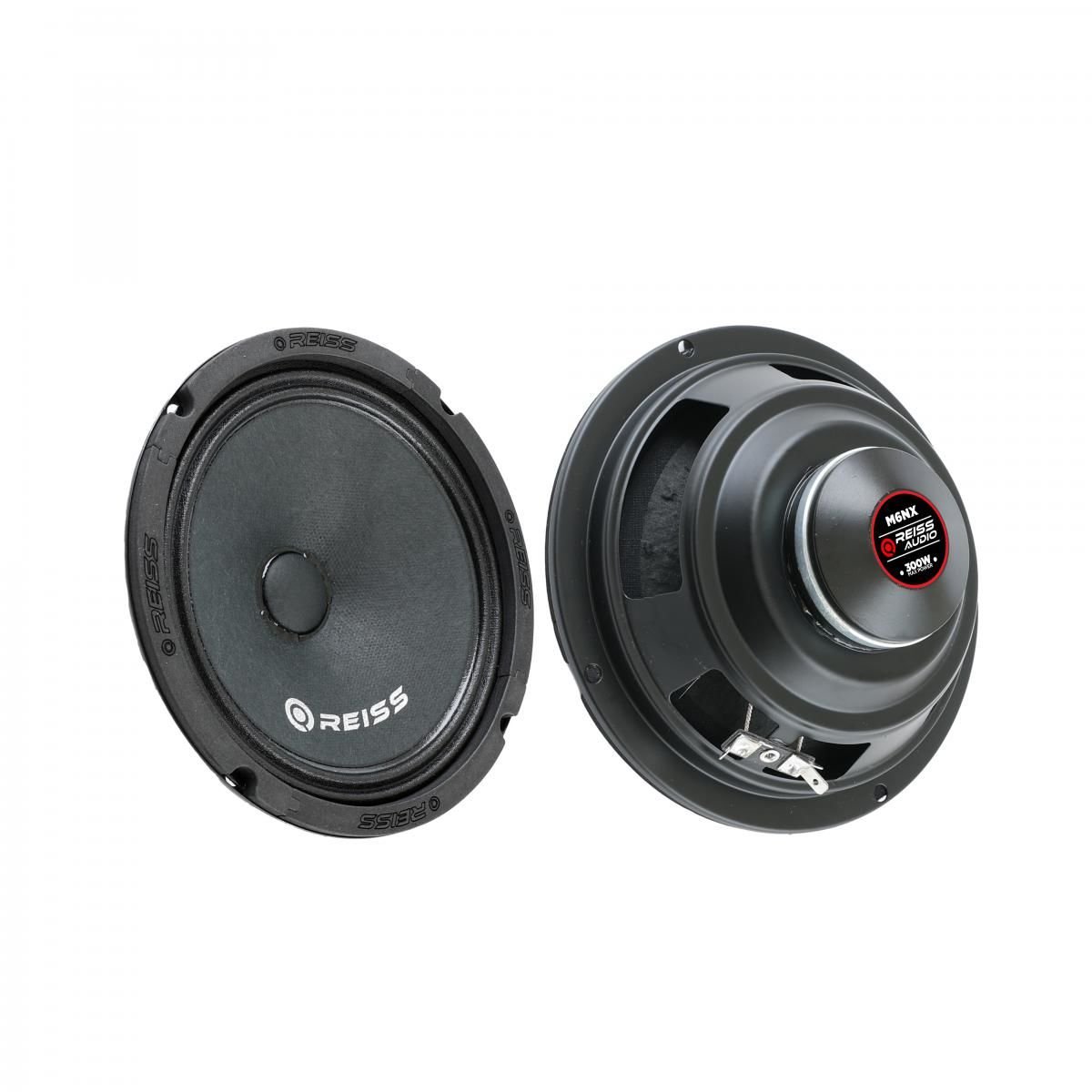 Reiss RS-M6NX 16 cm Neodyum Özel Mıknatıs Oto Midrange Hoparlör Çifti 600WAT-200W Rms