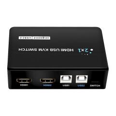 POWERMASTER PM-11789 4K HDMI USB KVM SWITCH 2X1