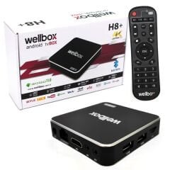 ANDROİD TV BOX 4GB RAM 64GB ROM WELLBOX WX-H8+