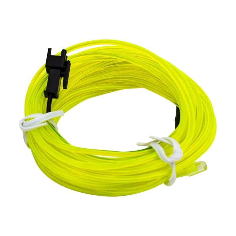 PM-6083 NEON PARLAK (FLORASAN) YESİL 5 METRE İP AYDINLATMA 5 V USB ADAPTORLU POWERMASTER