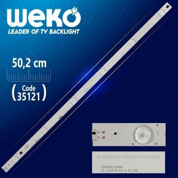 LB49002 V0  49D1000/C1000 - LB-C490F13-E2-L-G1-LD1 50.2 CM 6 LEDLİ - (WK-365)