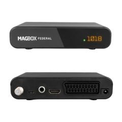 MAGBOX FEDERAL MİNİ HD + SCART TKGSLİ UYDU ALICISI