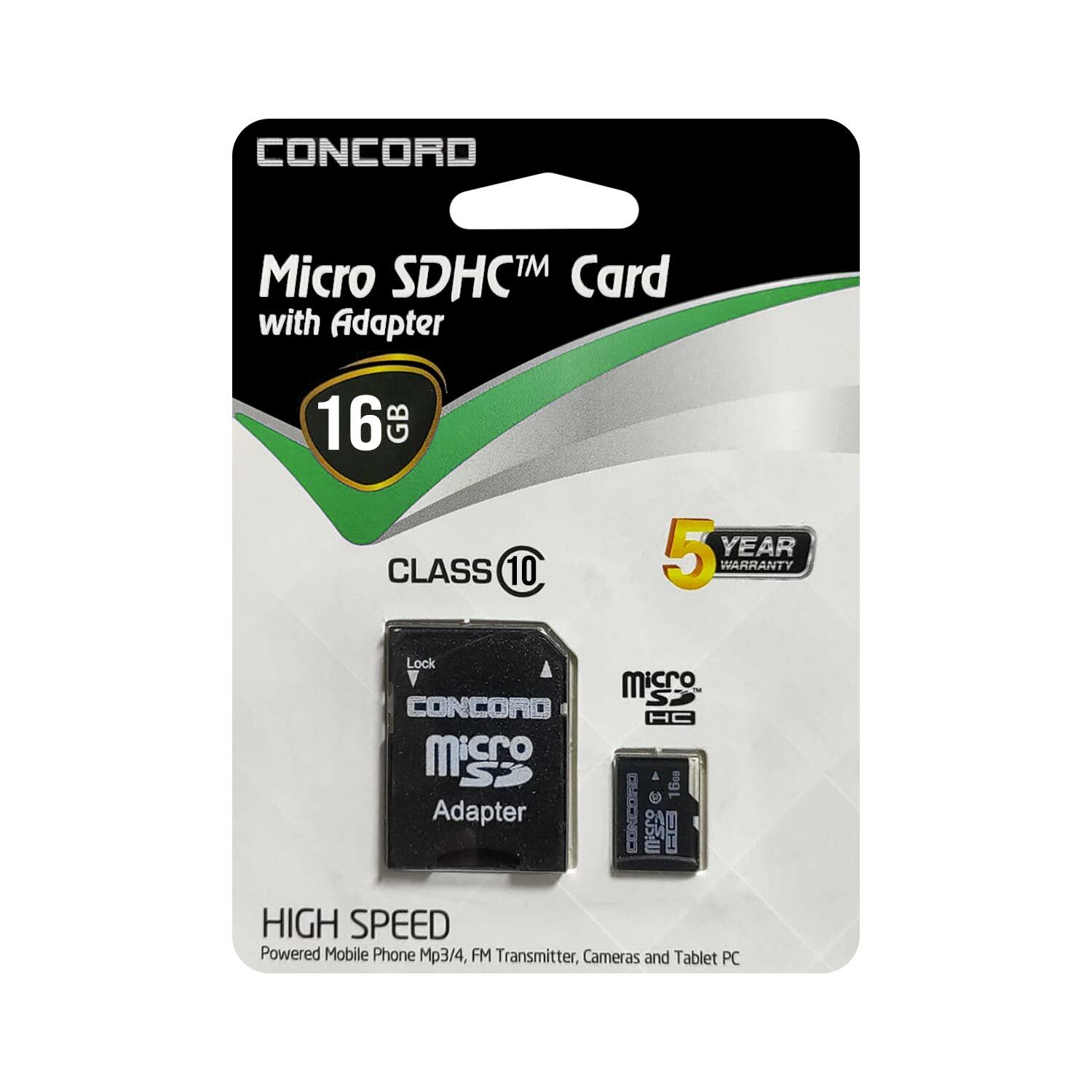 HAFIZA KARTI 16GB MİCRO SD CLASS10 CONCORD C-M16