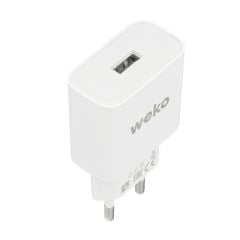 WEKO WK-21436 M7 2.1 AMPER ŞARJ BAŞLIK ADAPTÖRÜ + MICRO USB KABLO (NO:3)