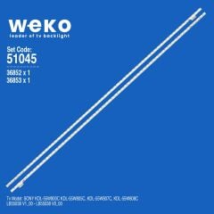 WKSET-6045 36852X1 36853X1 LB55038 V0_00 / LB55038 V1_00 2 ADET LED BAR