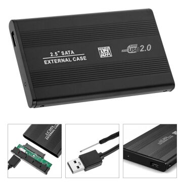HARDDİSK KUTUSU SSD HDD 2.5 SATA USB 2.0 GABBLE G-507