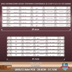 ÇIKMA TAKIM LED-54 (6X6PCB) 55 SUNNY 55D3000/D2000 LB55061 KHP200681A KHP200682A