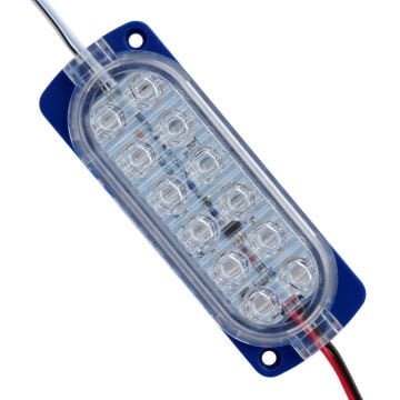 PARLAK YANIP SONEN MAVİ MODUL LED 2835 24 VOLT 1.2 WATT POWERMASTER