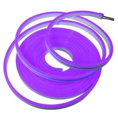 Neon Şerit Led 12v 2835 Dış Mekan 5 Metre Mor Purple