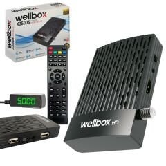 WELLBOX X-3500S Uydu Alıcı Mini Full Hd Youtube Destekli