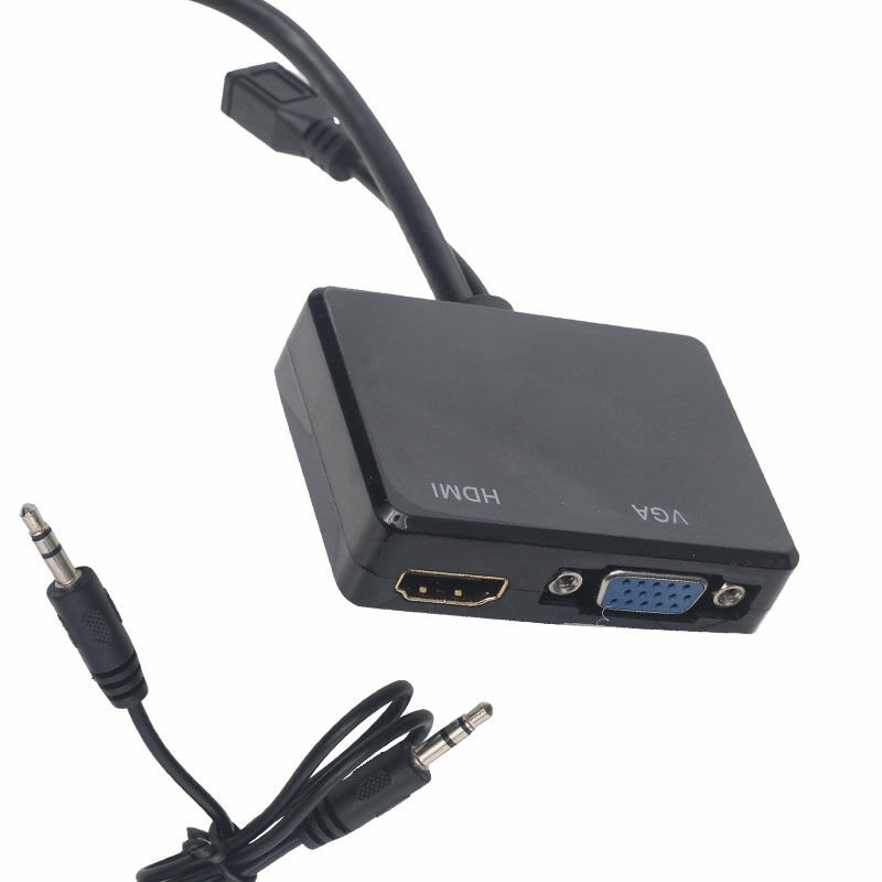 PM-19260 HDMI TO VGA + HDMI SPLITTER CEVİRİCİ ADAPTOR POWERMASTER