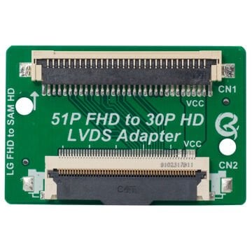 LCD PANEL FLEXİ REPAİR KART 51P FHD TO 30P HD LVDS ADAPTER LG FHD TO SAM HD QK08V2 QK8002A