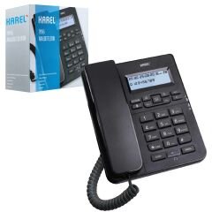 KAREL TM-145  Masa Telefonu Dijital Siyah