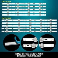 TAKIM LED-241 (5XA-5XB) 50 LG INNOTEK DRT 3.0 50 A B TYPE REV01 50LB550V ETC