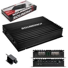SOUNDMAX SX-600.1D Oto Anfi Mono 4000 Watt 1 Kanal Bass Kontrol