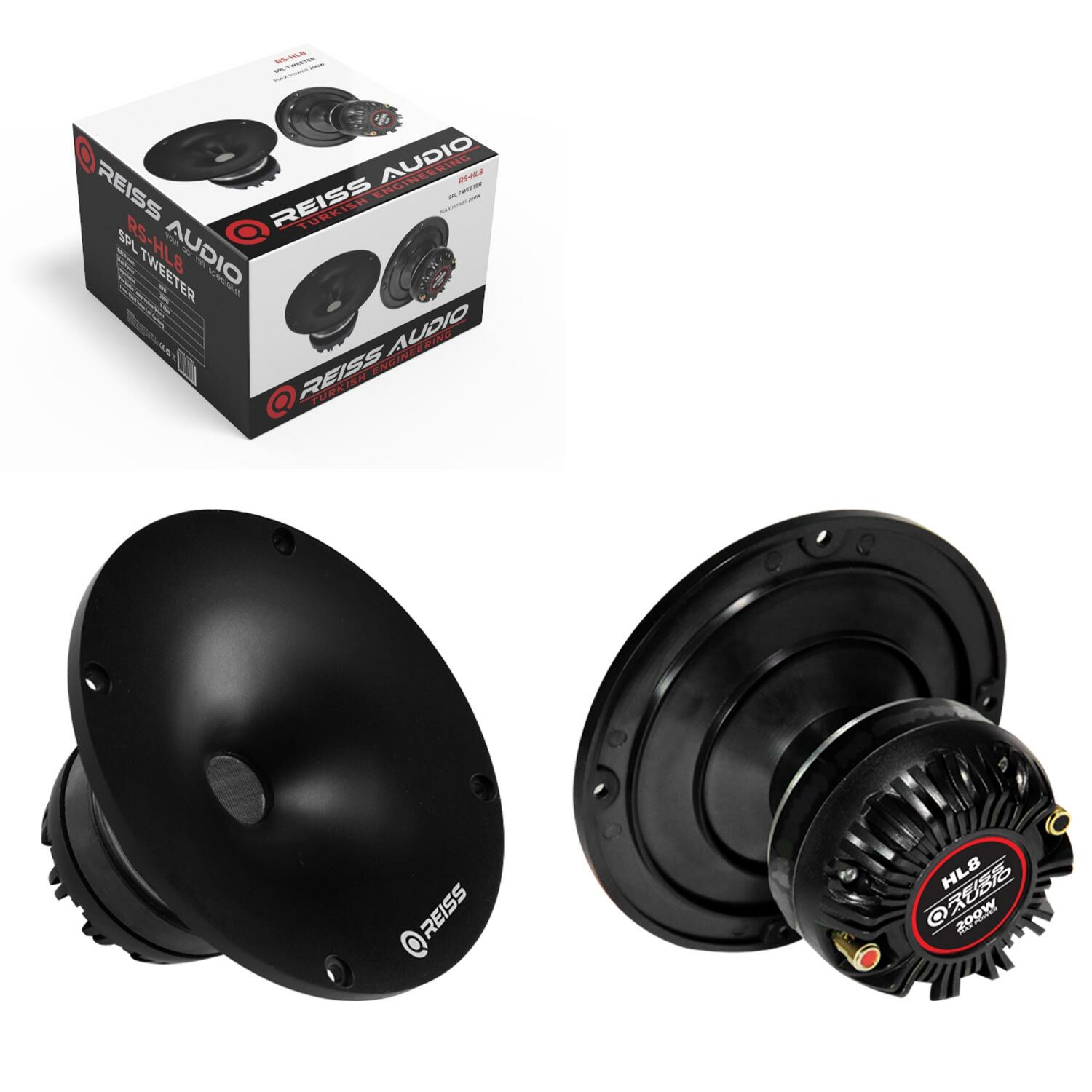 REISS AUDIO RS-HL8 Tweeter Spl 16cm 200 Watt 1 Adet