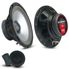 OTO MIDRANGE COMPONENT 16CM 240W PRO 2 ADET SOUNDMAX SX-CA6