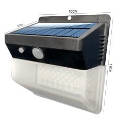 SOLAR GÜNEŞ ENERJİ AYDINLATMA LAMBASI SENSÖRLÜ 136 LED SİLVER TOSS ST-2013