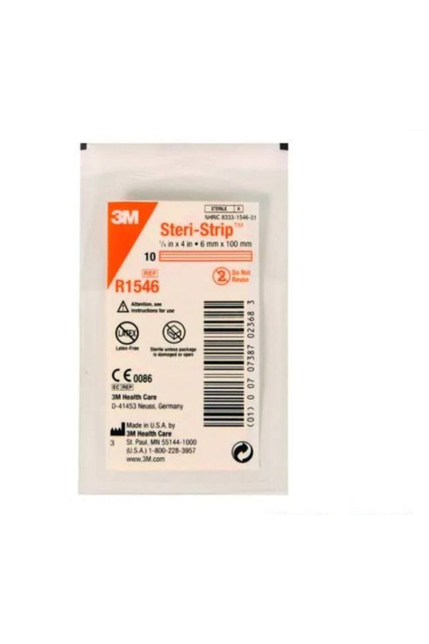 3M STERİ-STRİP YARA DİKİŞ BANDI 6 MM X 100 MM TURUNCU R1546
