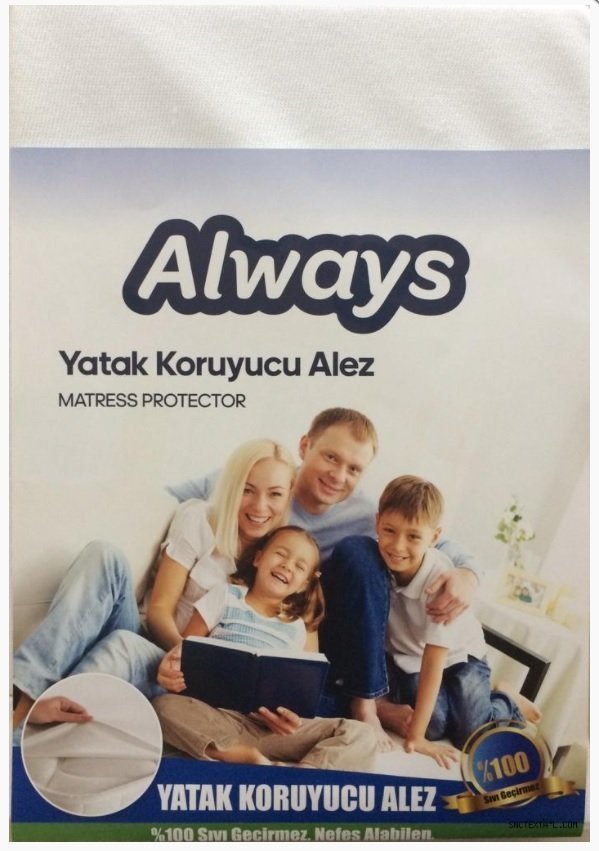 ALEZ YATAK KORUYUCU TEK KİŞİLİK 90X190 CM