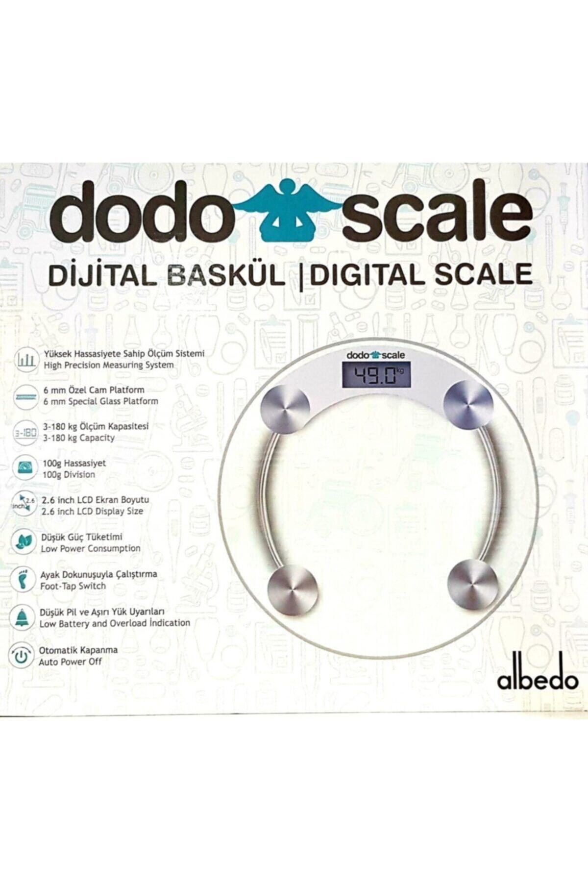 DODO DİJİTAL BASKÜL CAM TARTI