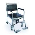 IRON TEKERLEKLİ TUVALET VE BANYO SANDALYESİ