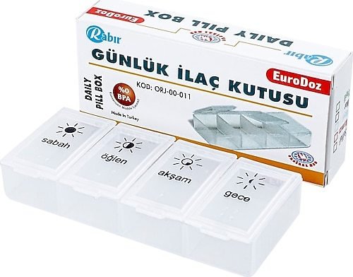 GÜNLÜK İLAÇ SAKLAMA KUTUSU RABIR