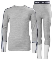 HH JR LIFA MERINO MIDWEIGHT SET - HELLY HANSEN ÇOCUK TERMAL SET