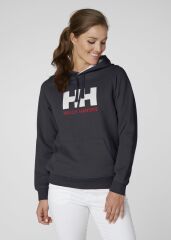 HH W HH LOGO HOODIE - HELLY HANSEN KADIN KAPÜŞONLU SWEAT