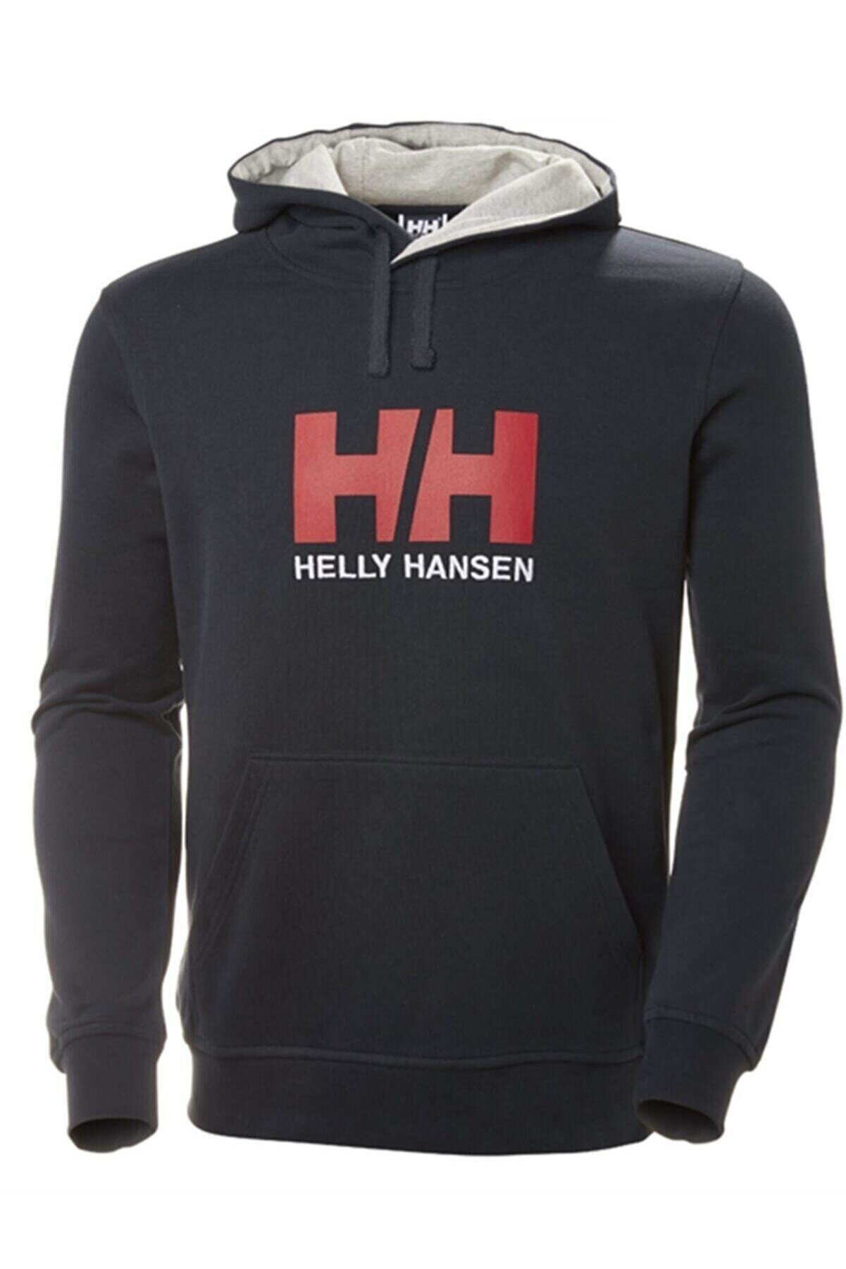 Erkek Lacivert Baskılı Sweatshirt