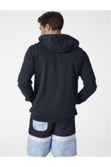 Erkek Lacivert Baskılı Sweatshirt