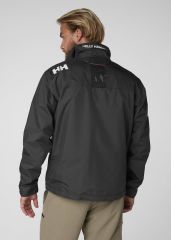 HH CREW MIDLAYER JACKET - HH ERKEK POLAR KAPLAMALI OUTDOOR CEKET S - Siyah